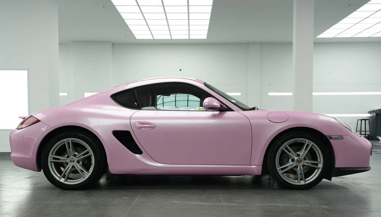 Super Gloss Blossom Pink Car Wrap