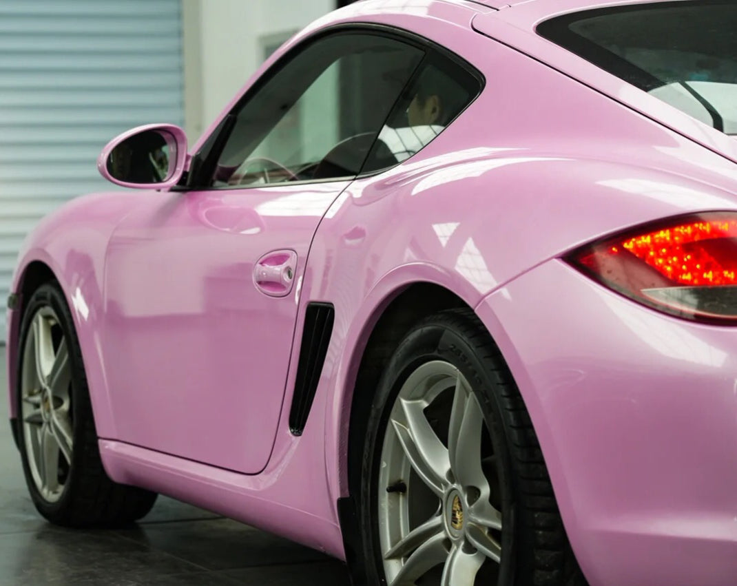 Super Gloss Blossom Pink Car Wrap