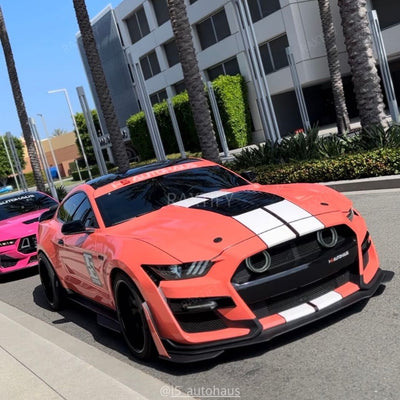 Super Gloss Coral Orange Car Wrap