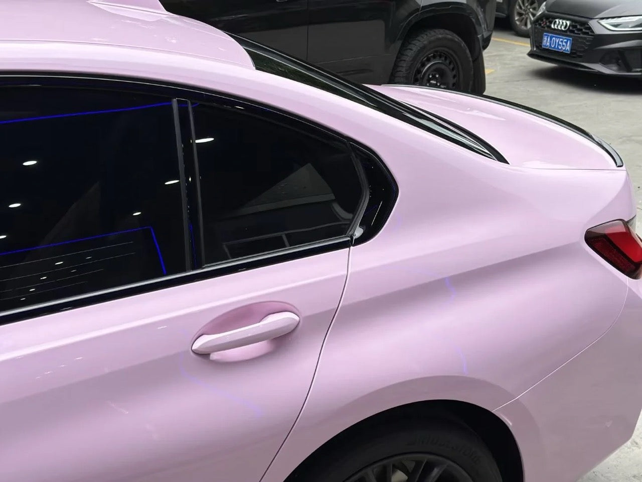 Super Gloss Cotton Candy Pink Vinyl Wrap