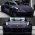 Porshce Super Gloss Deep Violet Vinyl Wrap