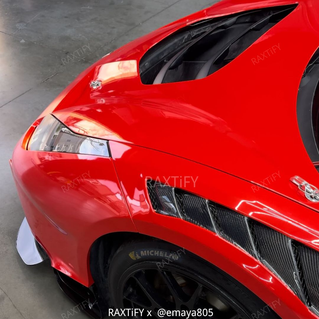 Super Gloss Ferrari Red Vinyl Wrap