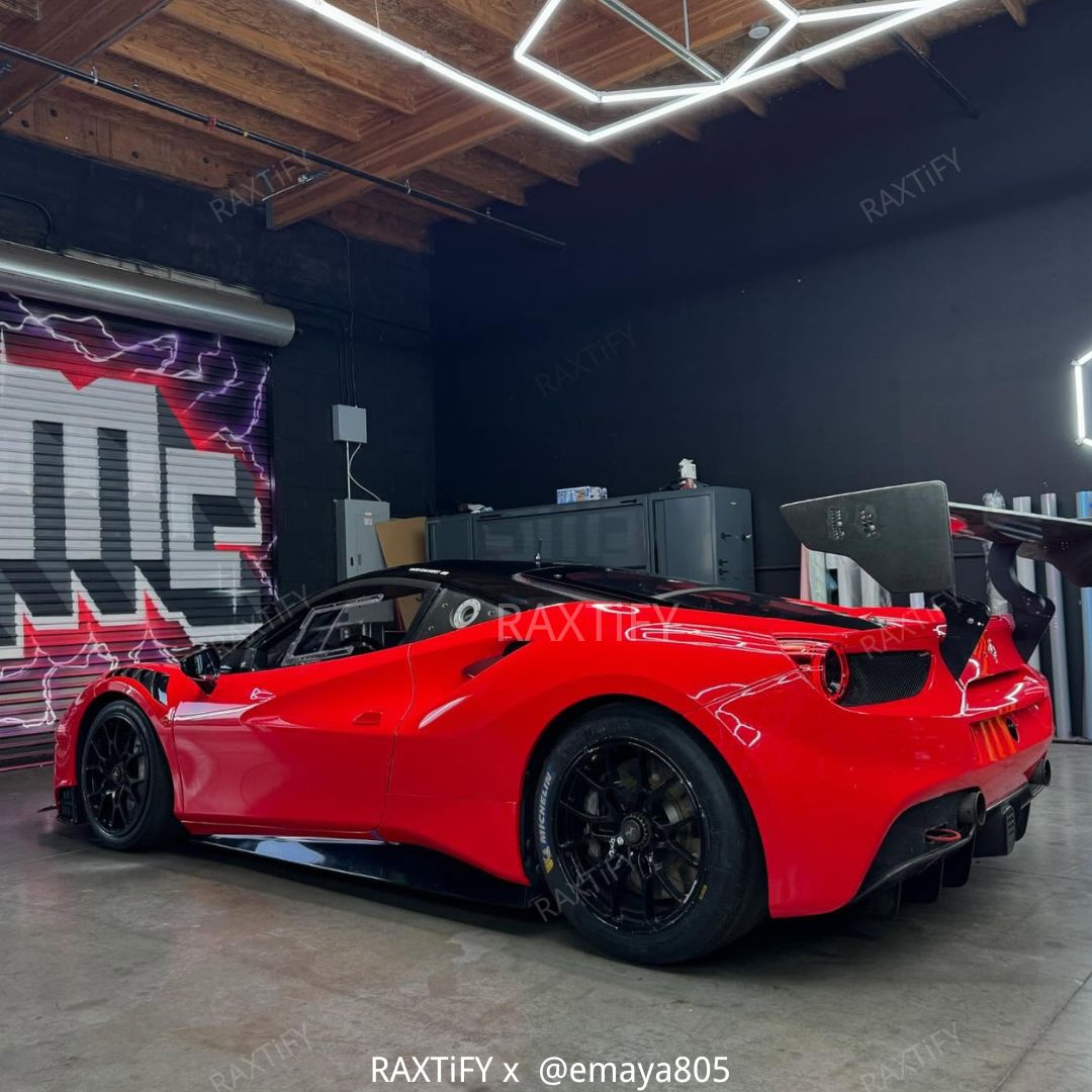 Super Gloss Ferrari Red Vinyl Wrap