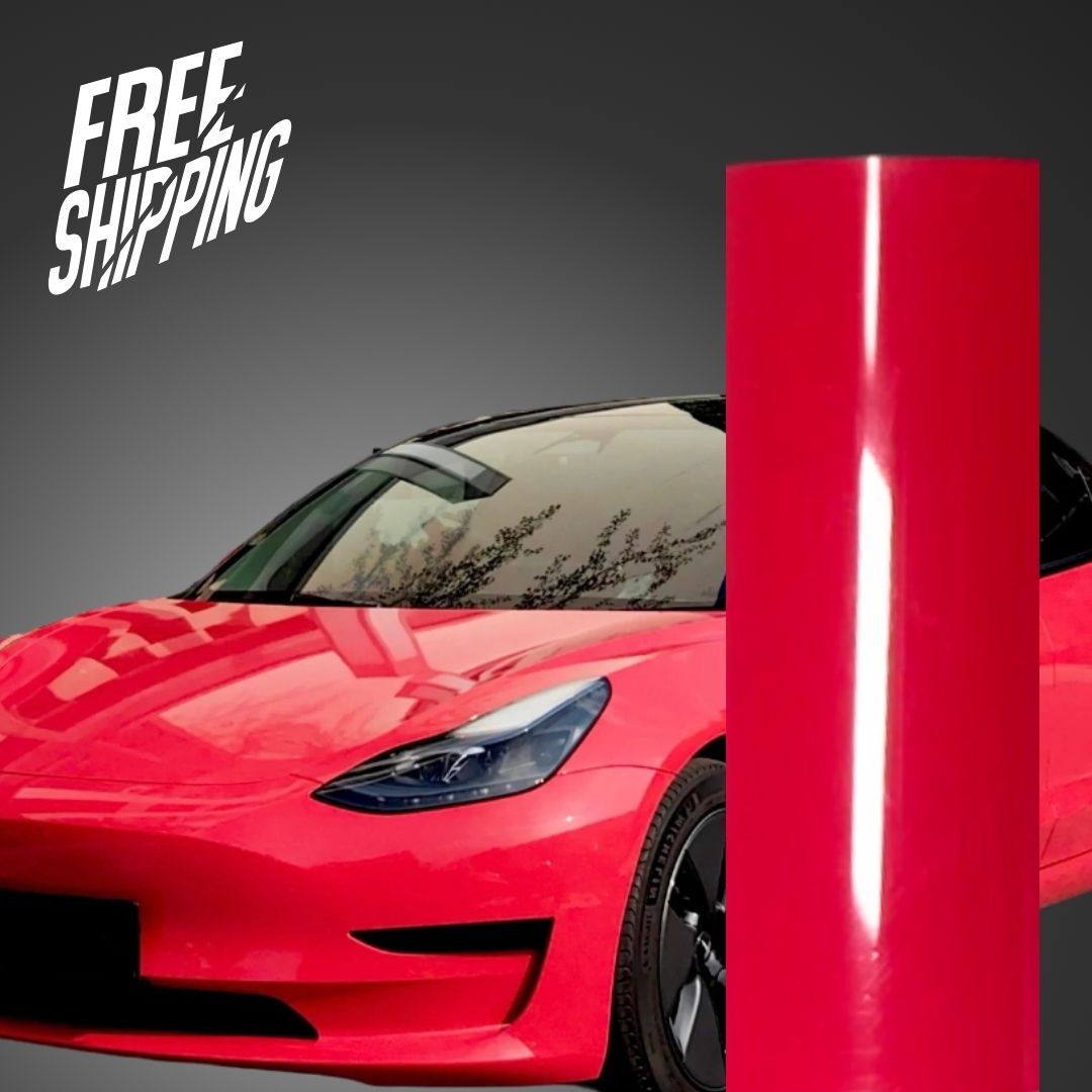 Super Gloss Hot Pink Car Wrap