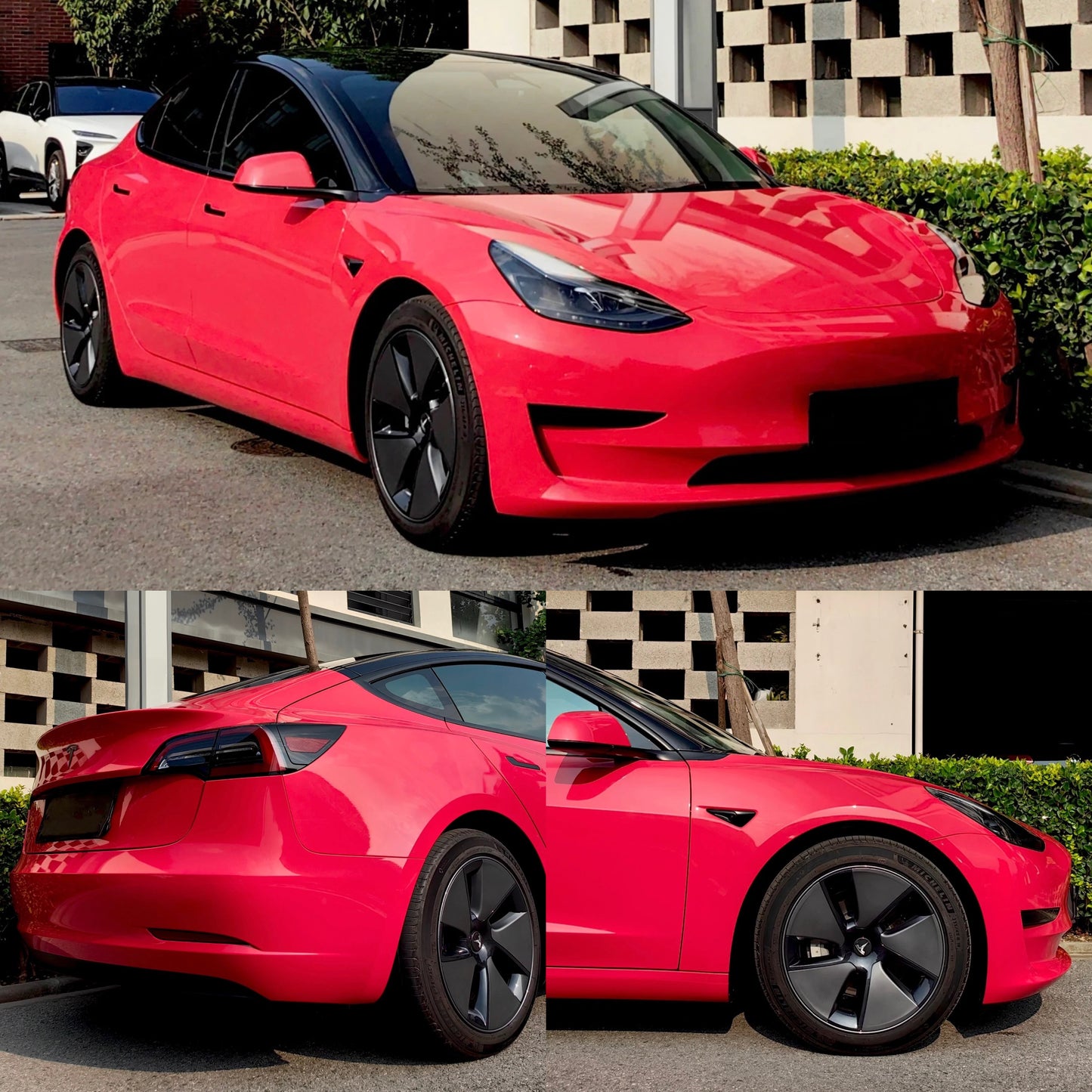 Super Gloss Hot Pink Car Wrap