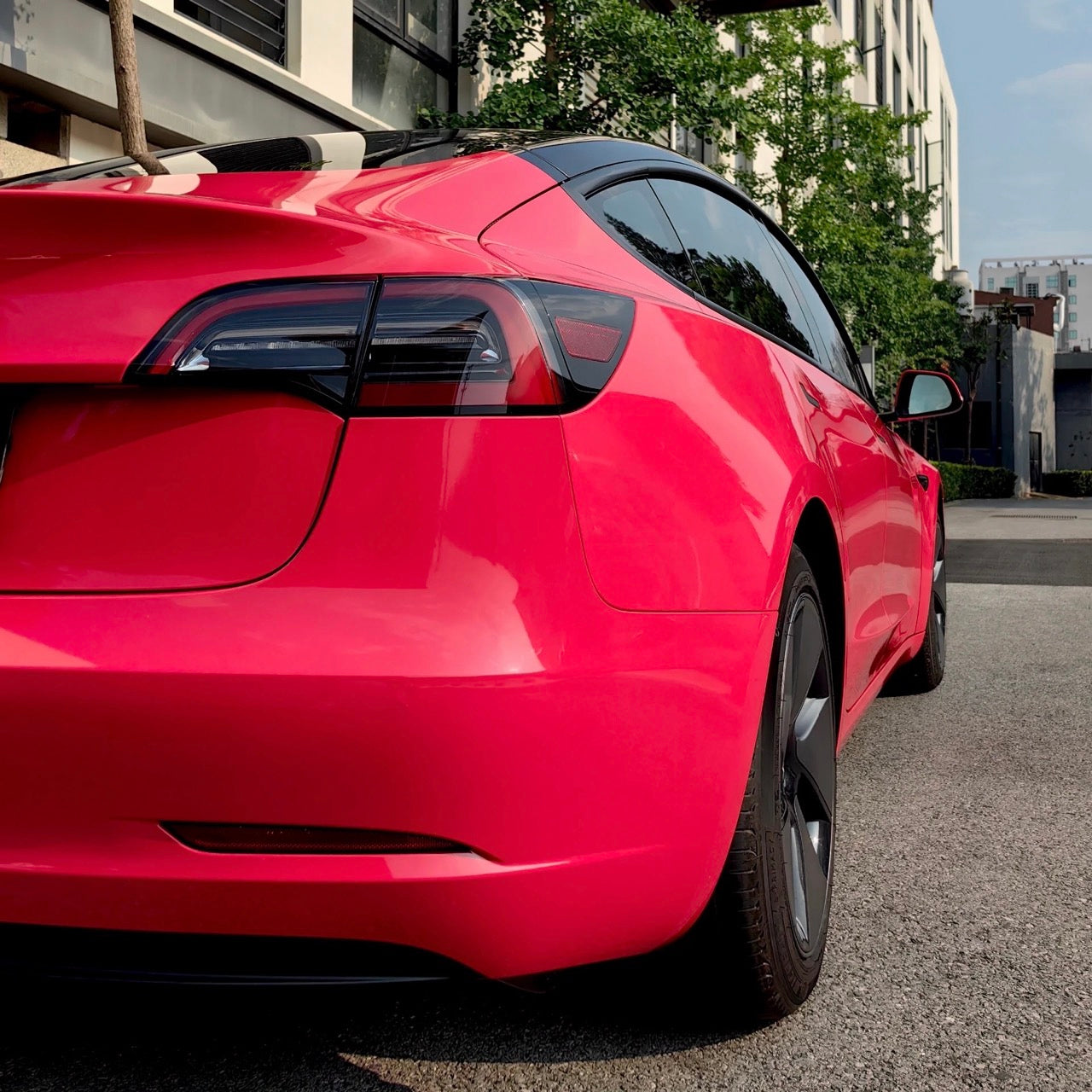 Super Gloss Hot Pink Car Wrap