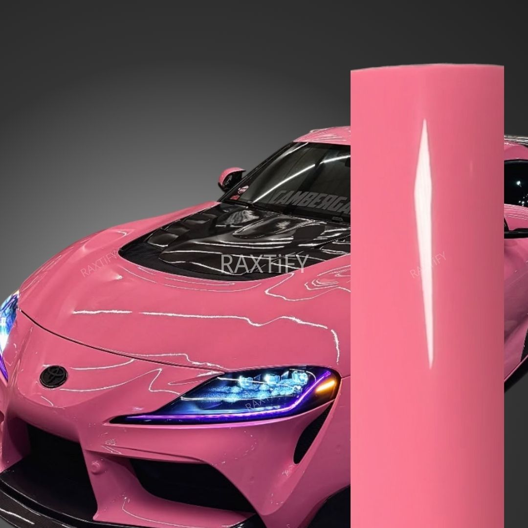Super Gloss Light Pink Car Wrap