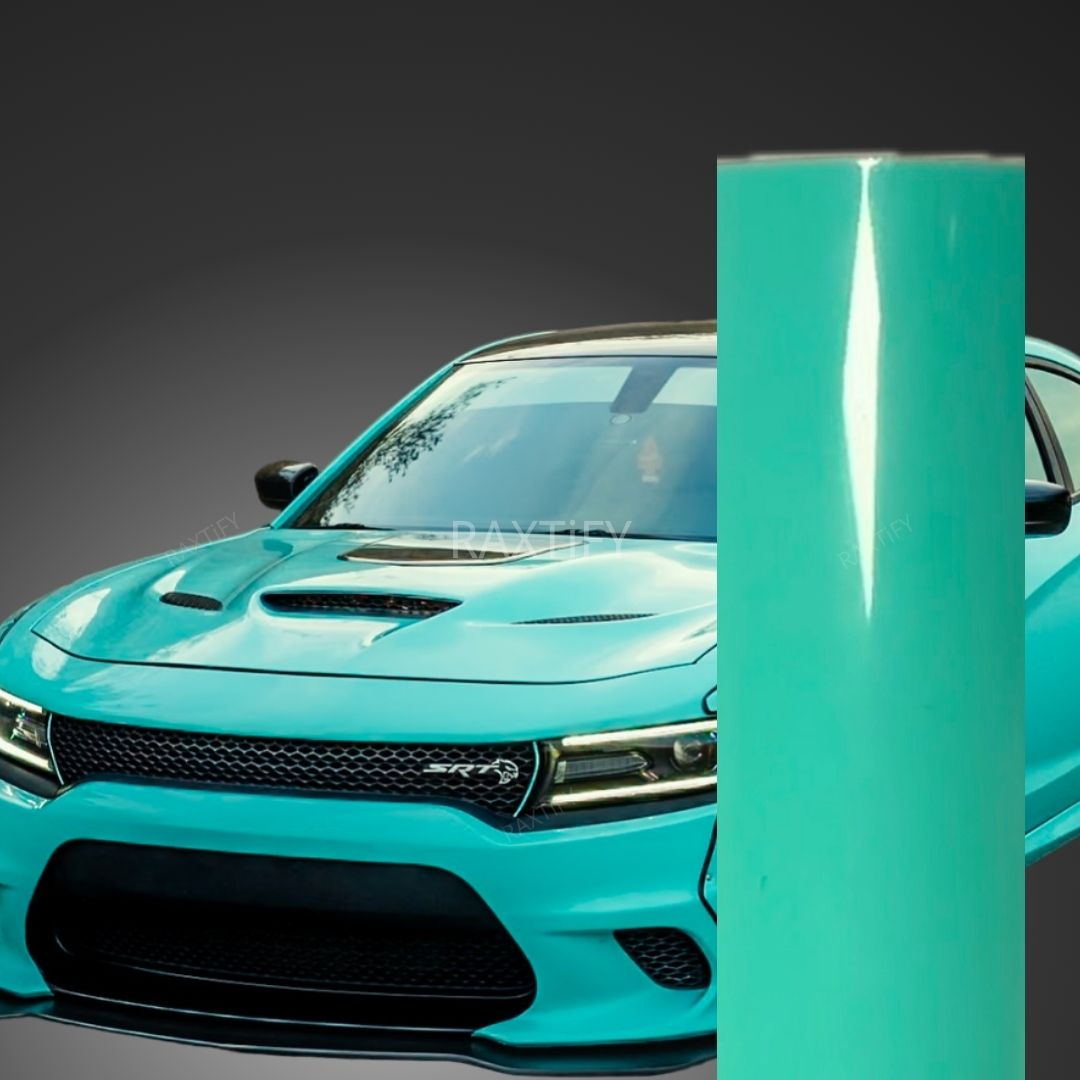 Super Gloss Mint Green Car Wrap