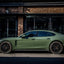 Super Gloss Olive Green Car Wrap