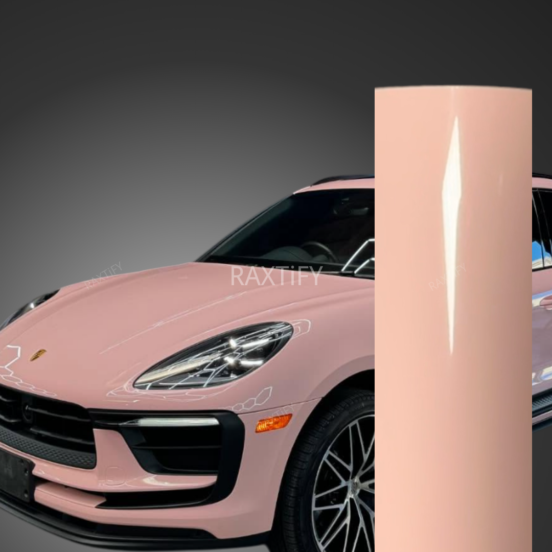 Super Gloss Pearl Pink Car Wrap