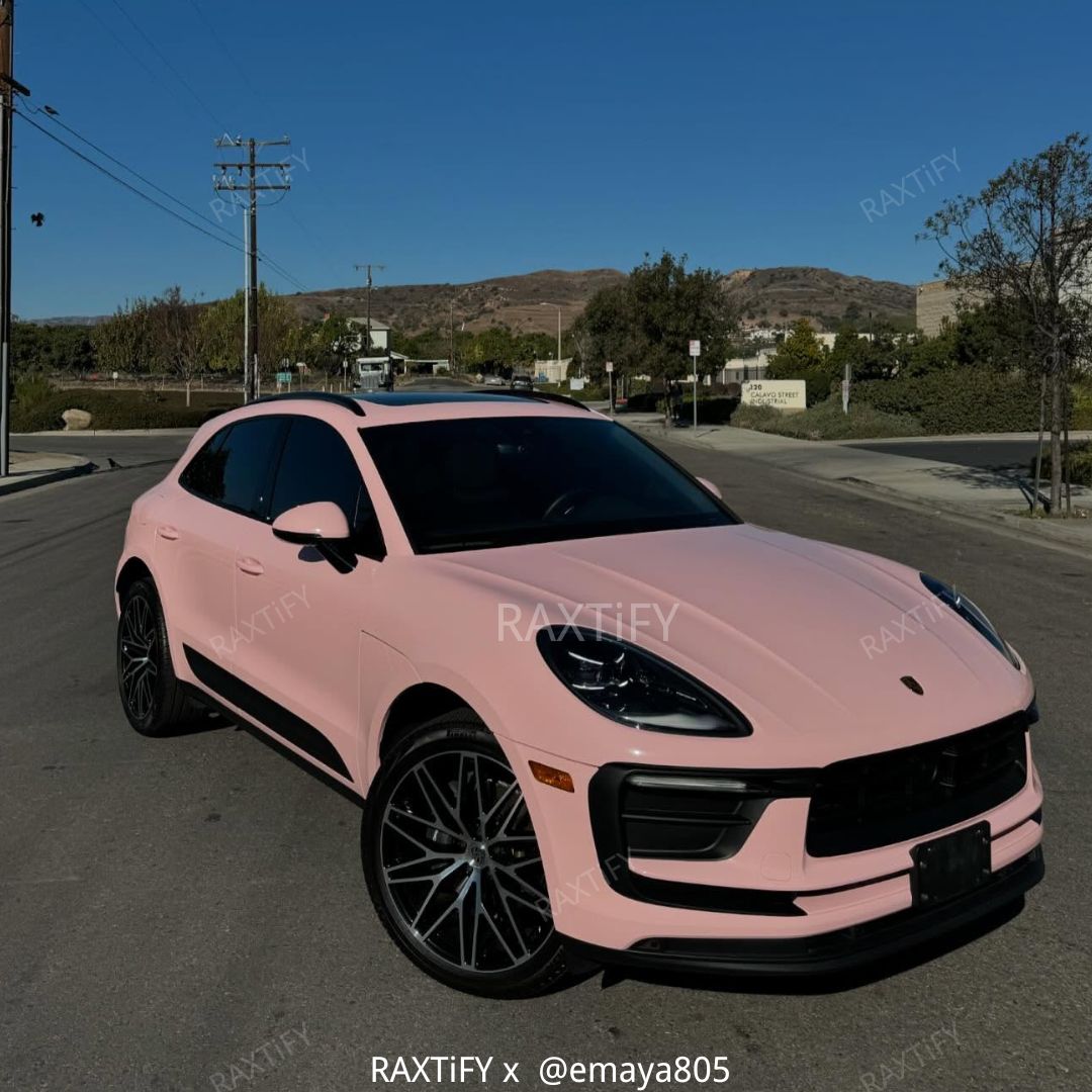 Super Gloss Pearl Pink Car Vinyl Wrap