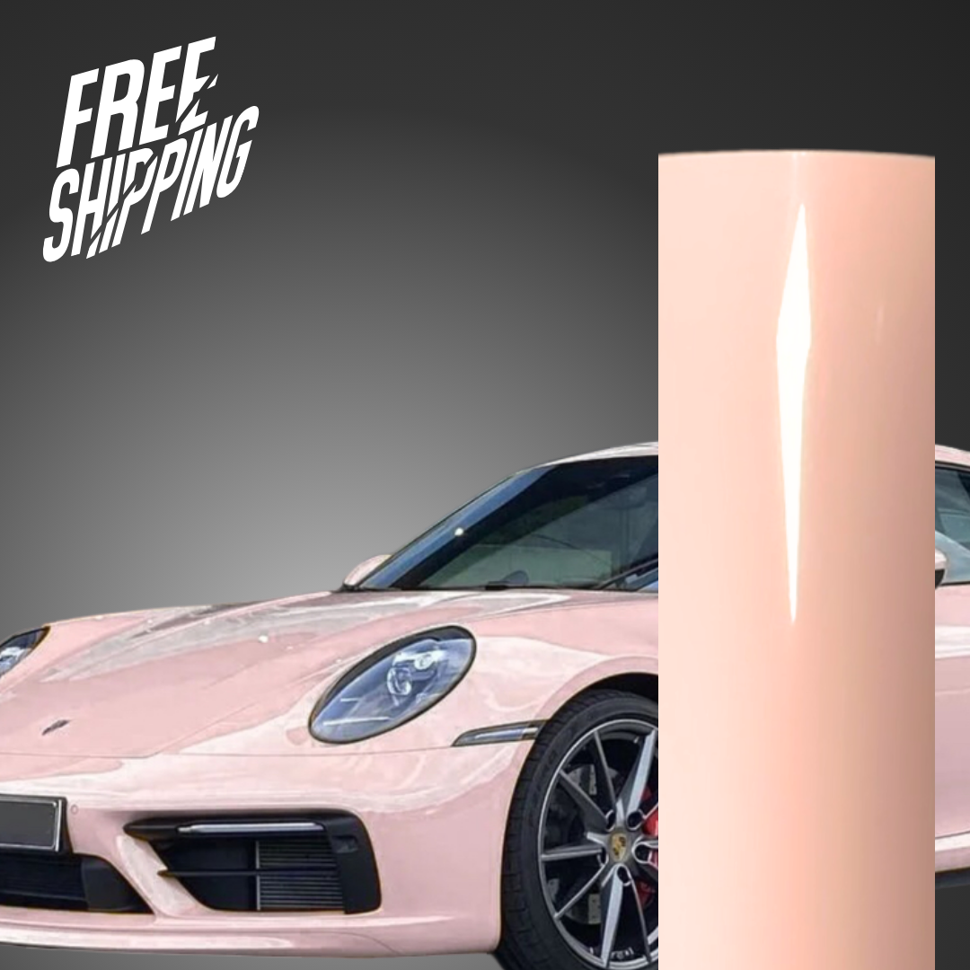 Super Gloss Pearl Pink Car Wrap