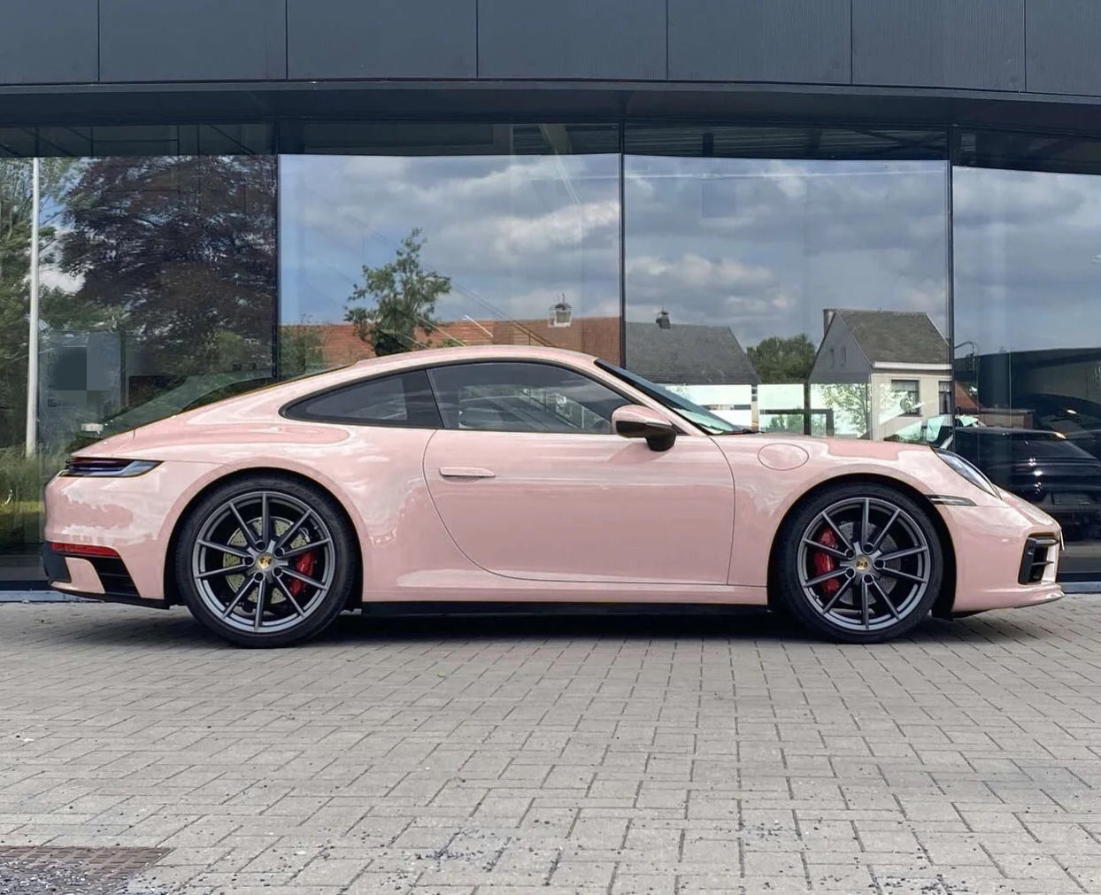 Super Gloss Pearl Pink Car Wrap