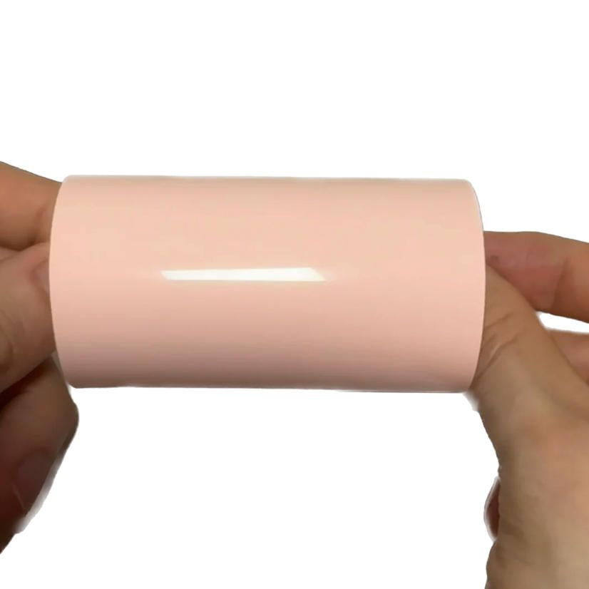 Super Gloss Pearl Pink Car Wrap swatch card