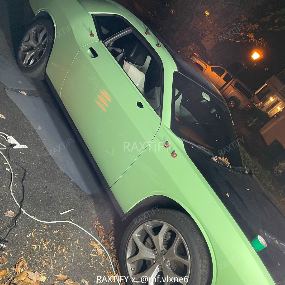 Super Gloss Sage Green Car Vinyl Wrap