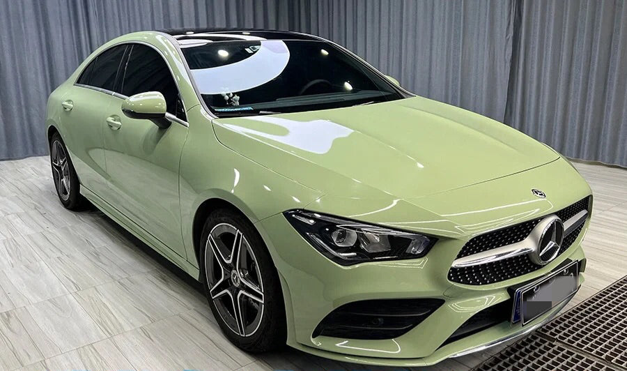 Super Gloss Sage Green Car Wrap