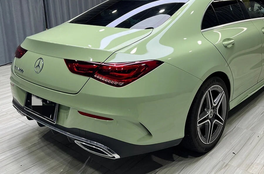 Super Gloss Sage Green Car Wrap