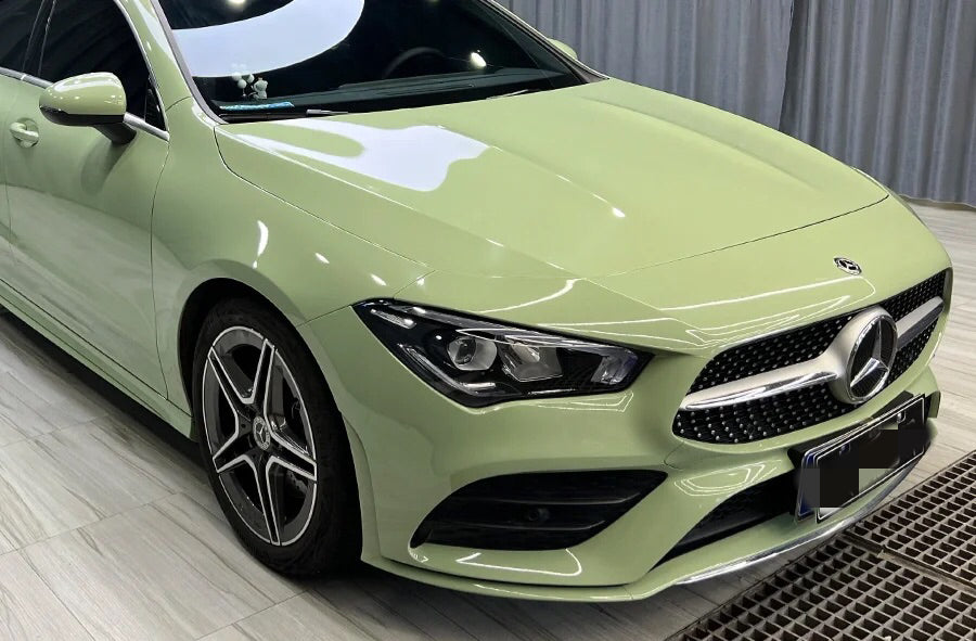 Super Gloss Sage Green Car Wrap