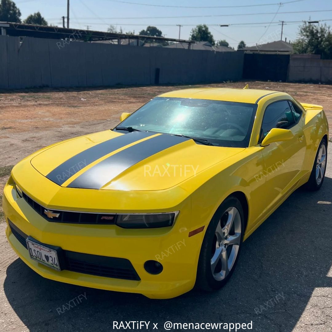 Super Gloss Sunflower Yellow Car Vinyl Wrap