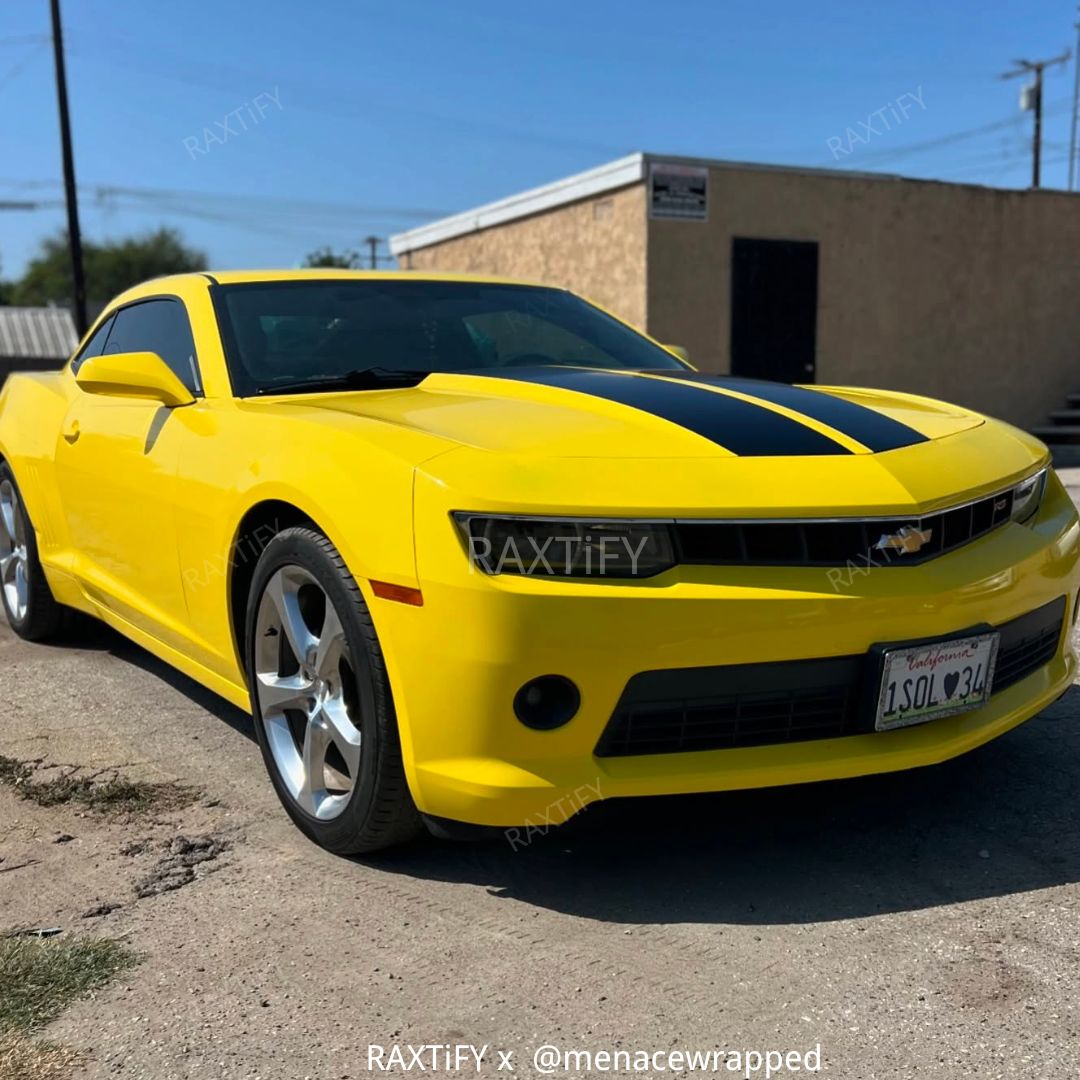 Super Gloss Sunflower Yellow Car Vinyl Wrap