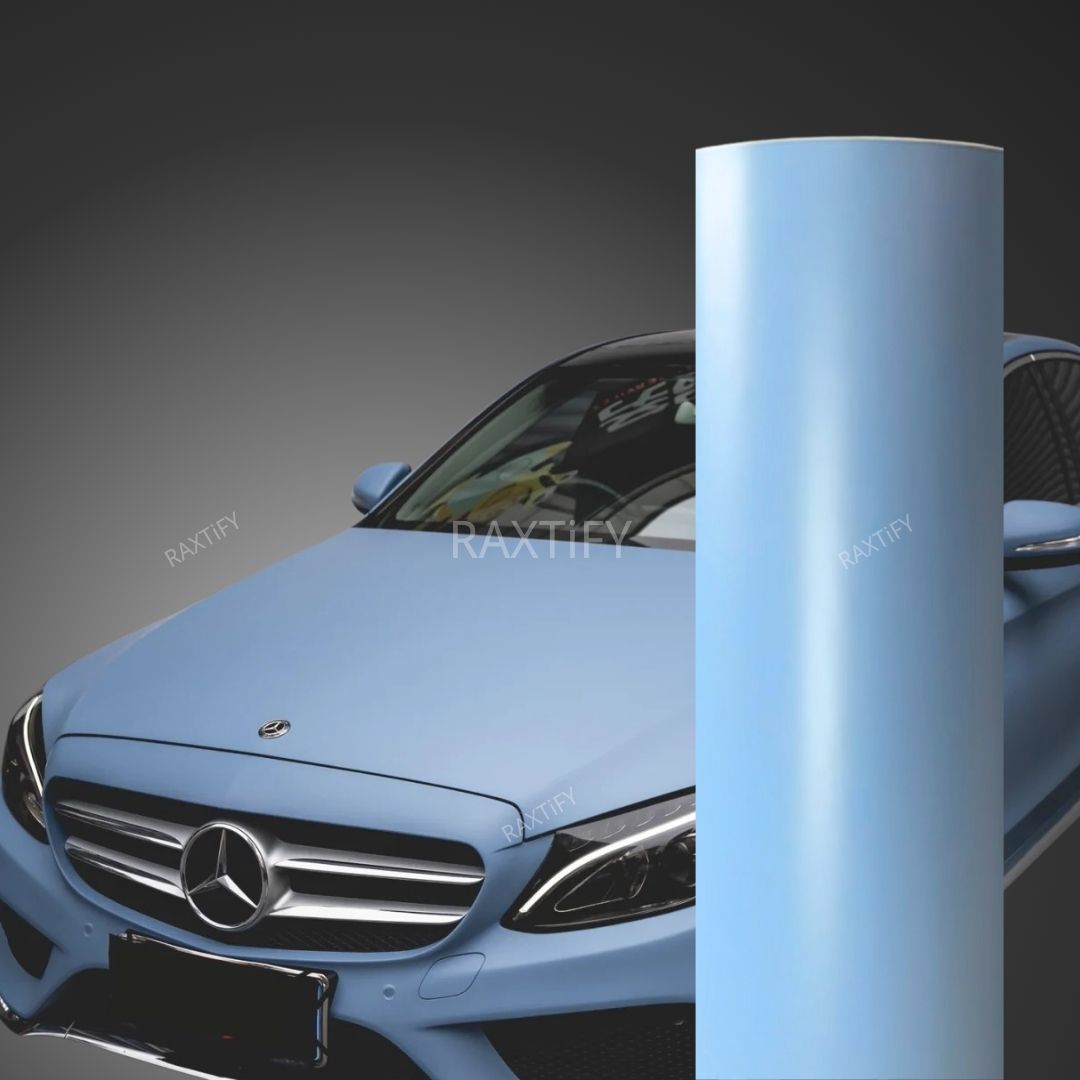 Super Matte China Blue Car Wrap