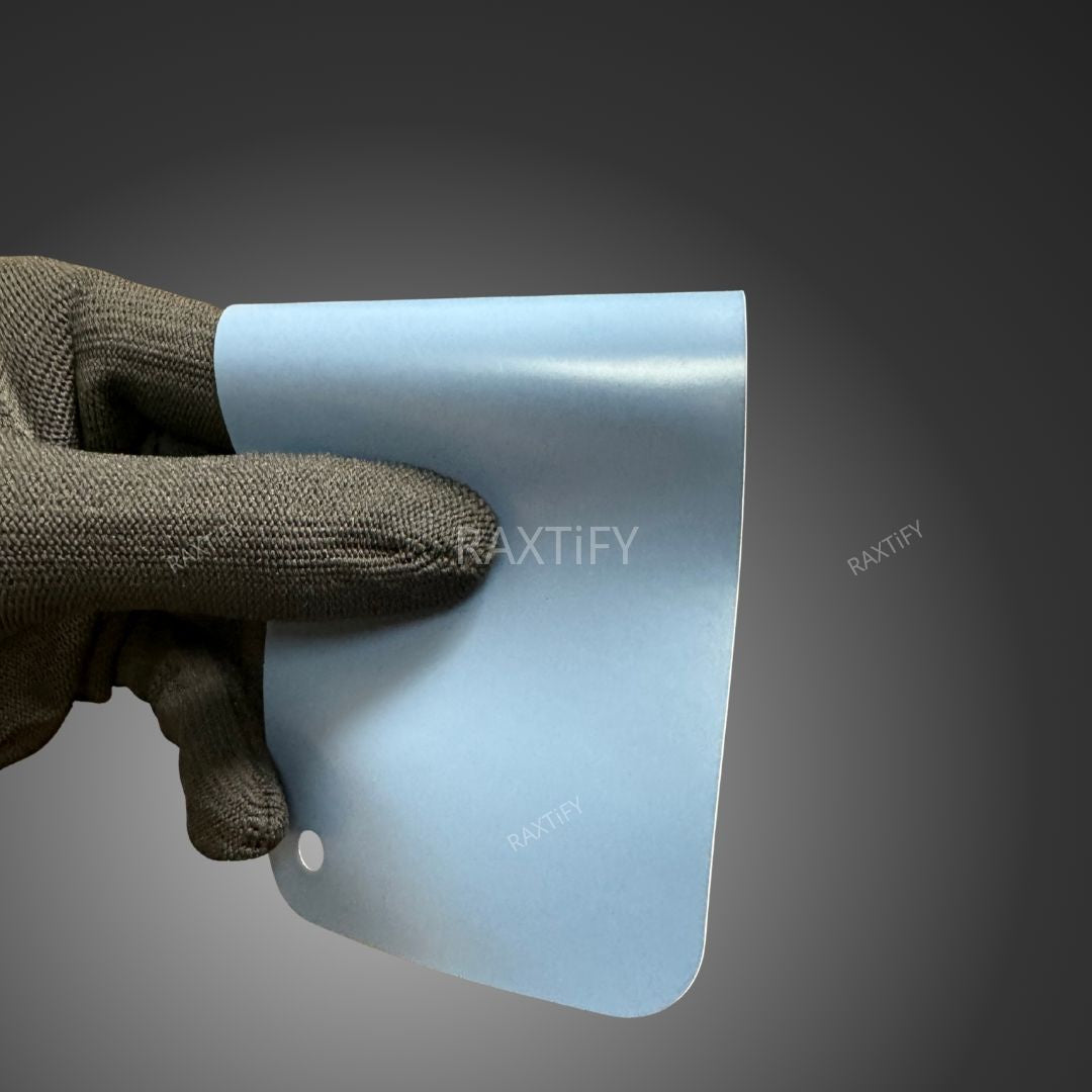 Super Matte China Blue Car Wrap swatch card