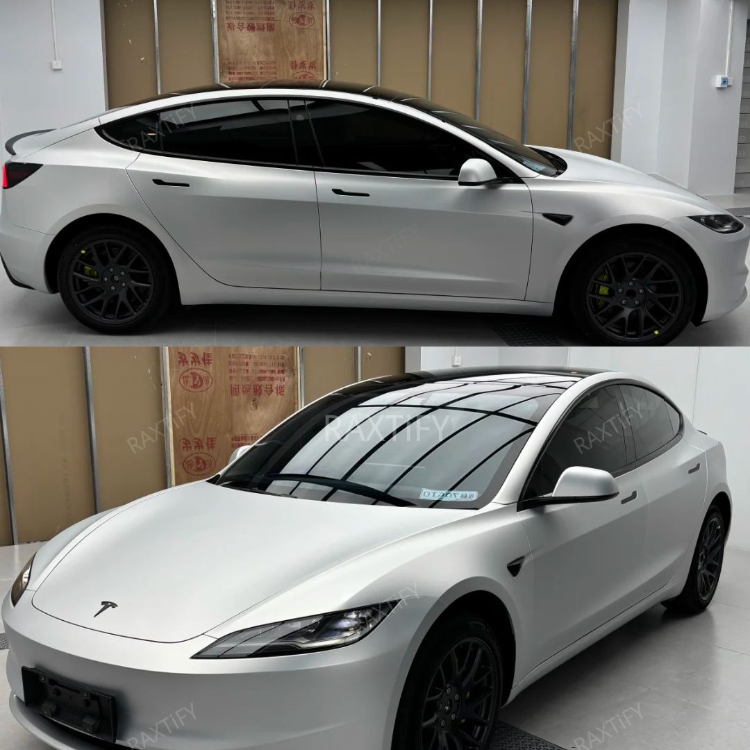 Super Matte Mercury Silver Car Wrap Full Look