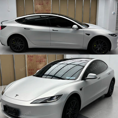 Super Matte Mercury Silver Car Wrap Full Look