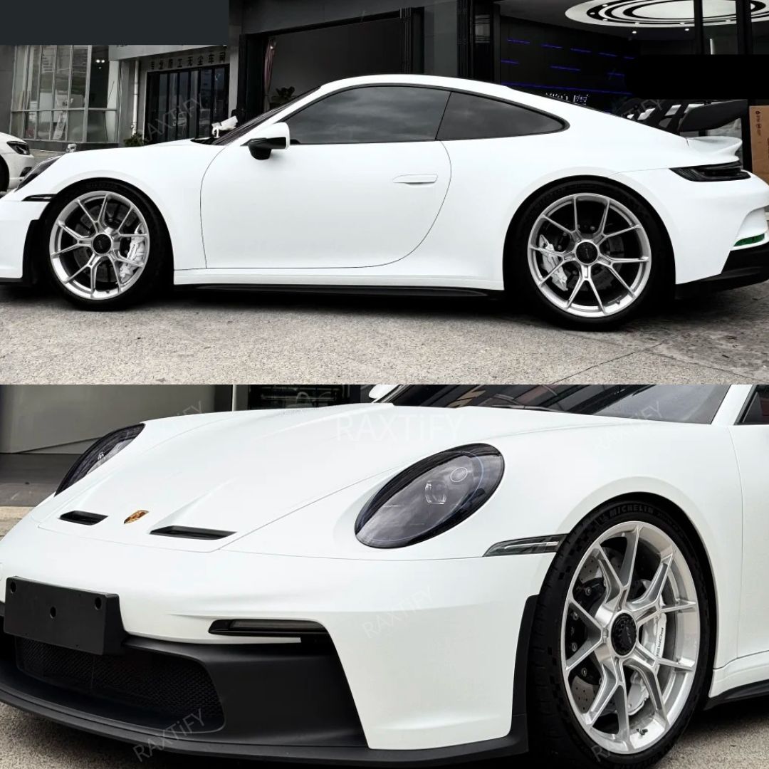 Full Super Matte Pure White Car Wrap