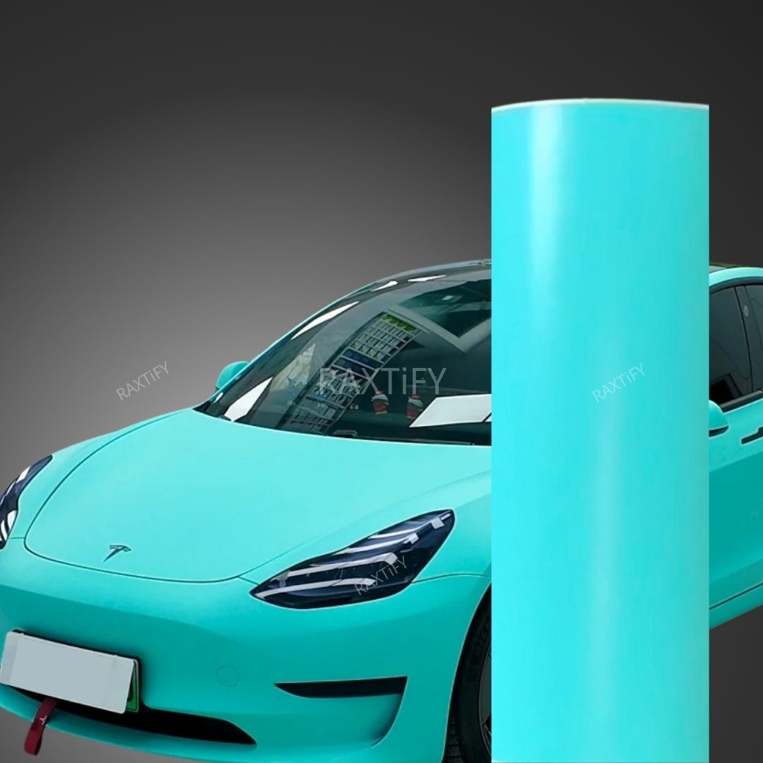 Super Matte Tiffany Car Wrap
