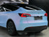 TESLA wrapped in Color Shift Satin Chameleon Blue Vinyl Wrap