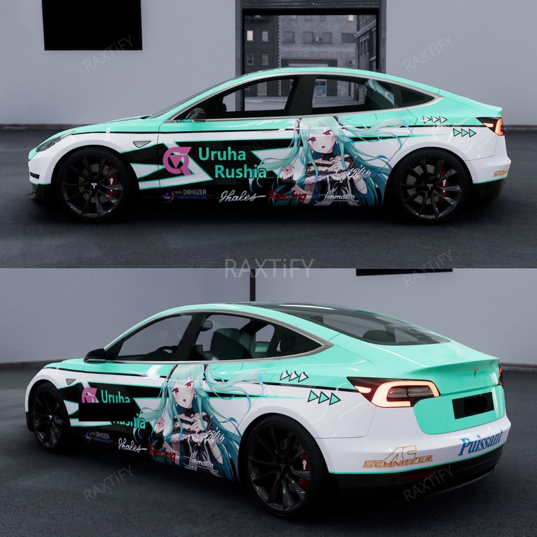 Custom Anime Vinyl Wrap