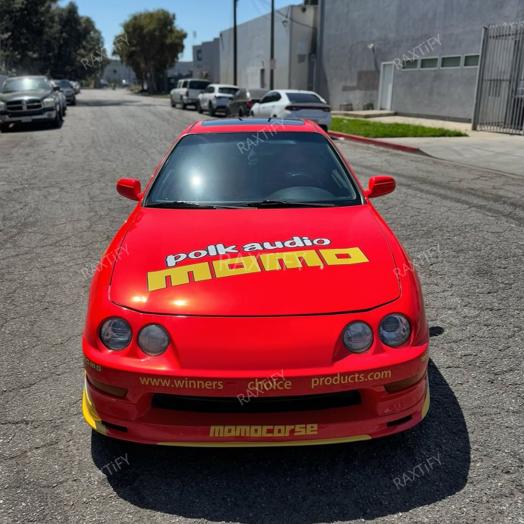 The Fast and the Furious Red Integra Livery Car Wrap