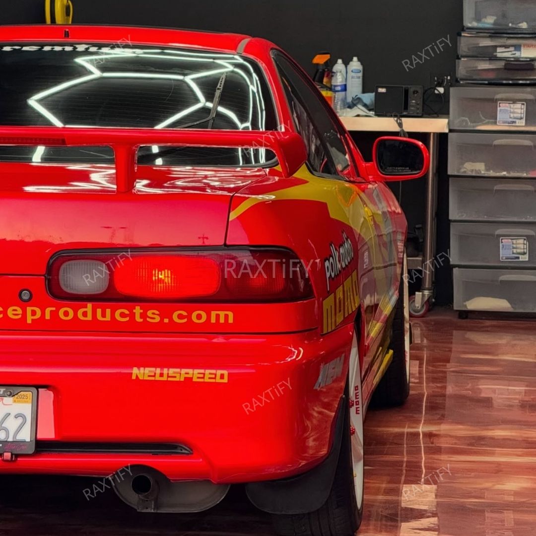 Acura in The Fast and the Furious Red Integra Livery Car Wrap