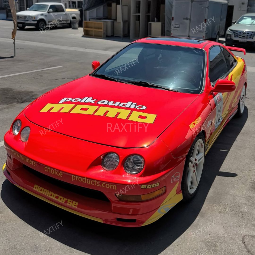 Acura in The Fast and the Furious Red Integra Livery Car Wrap