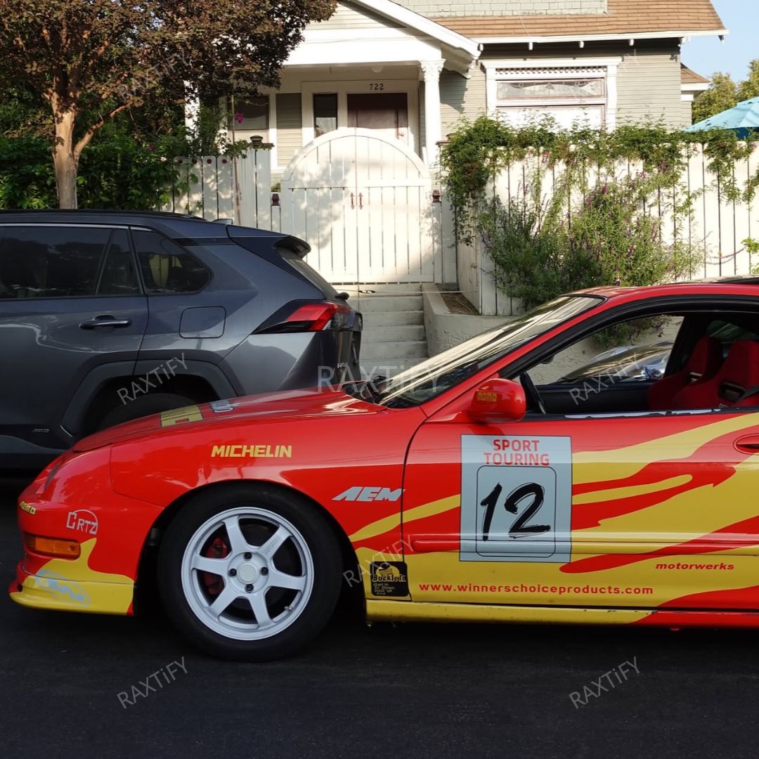 Acura in The Fast and the Furious Red Integra Livery Car Wrap