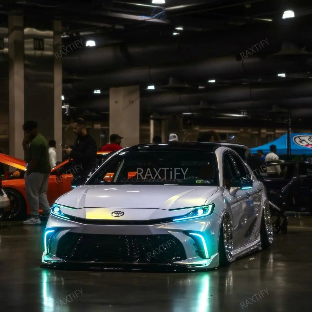 Toyota Color Shift Glitter White Gold Vinyl Wrap