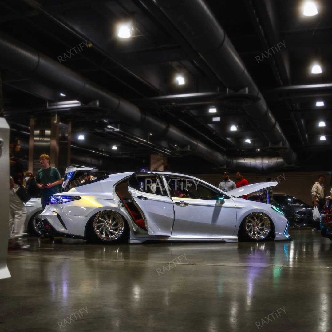 Color Shift Glitter White Gold Vinyl Wrap