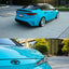 Gloss Miami Blue Vinyl Wrap Toyota back look