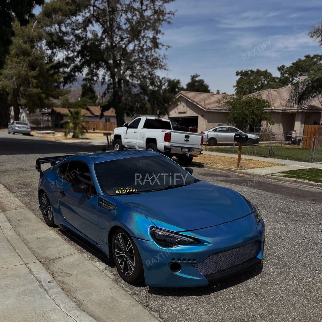 Toyota GR86 Laser Gloss Blue Vinyl Wrap