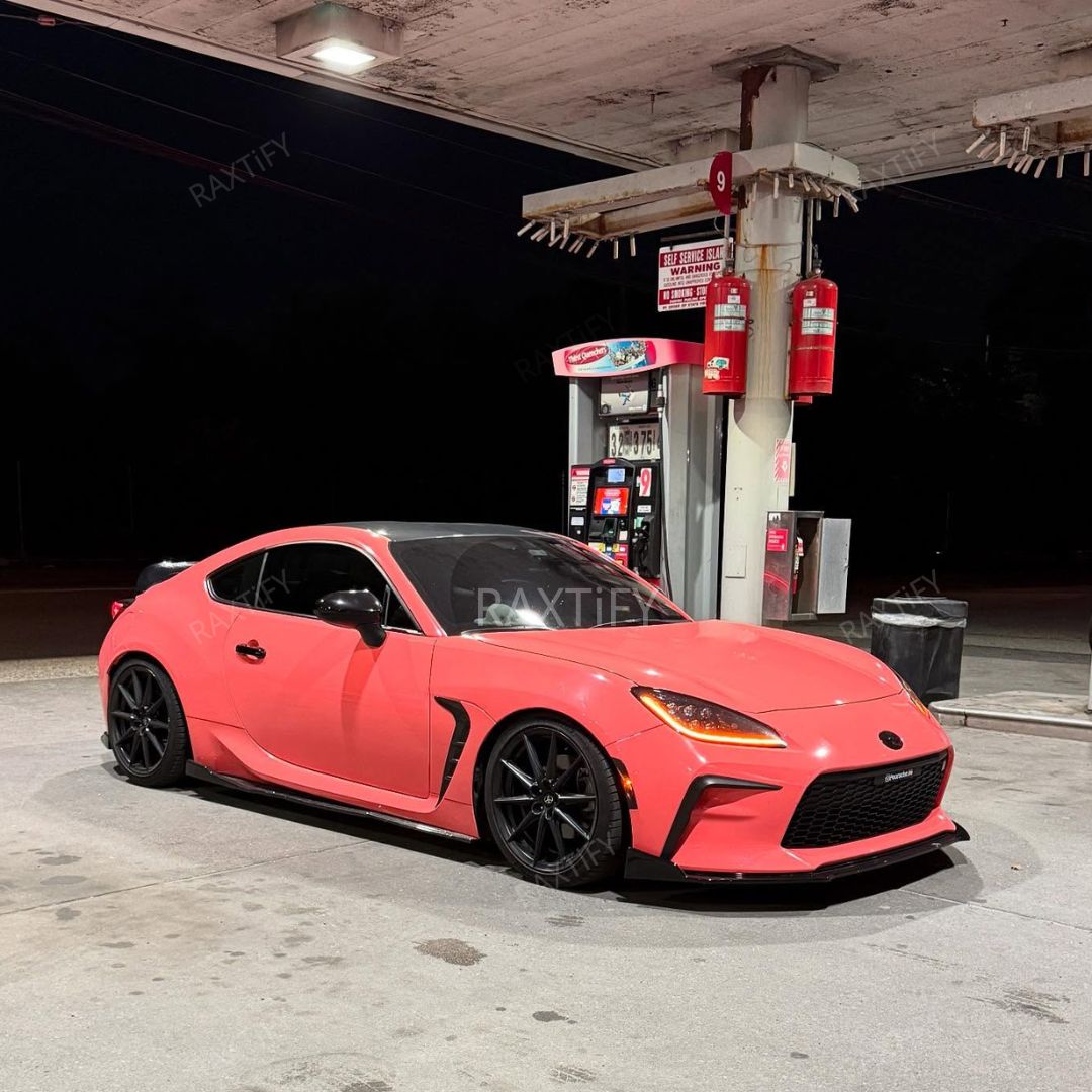 Toyota Super Gloss Coral Orange Car Wrap