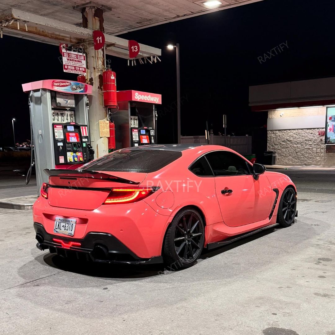 Toyota Super Gloss Coral Orange Car Wrap