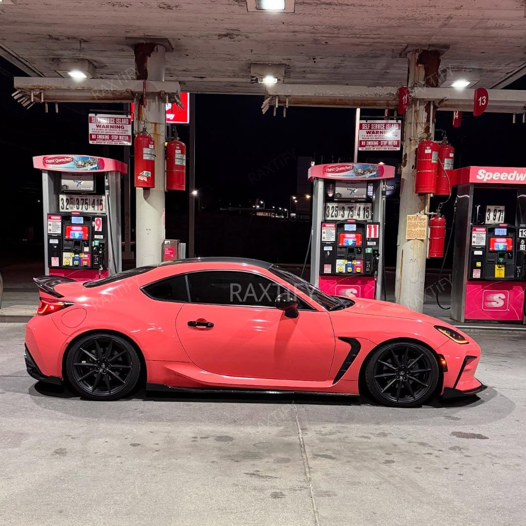 Toyota Super Gloss Coral Orange Car Wrap