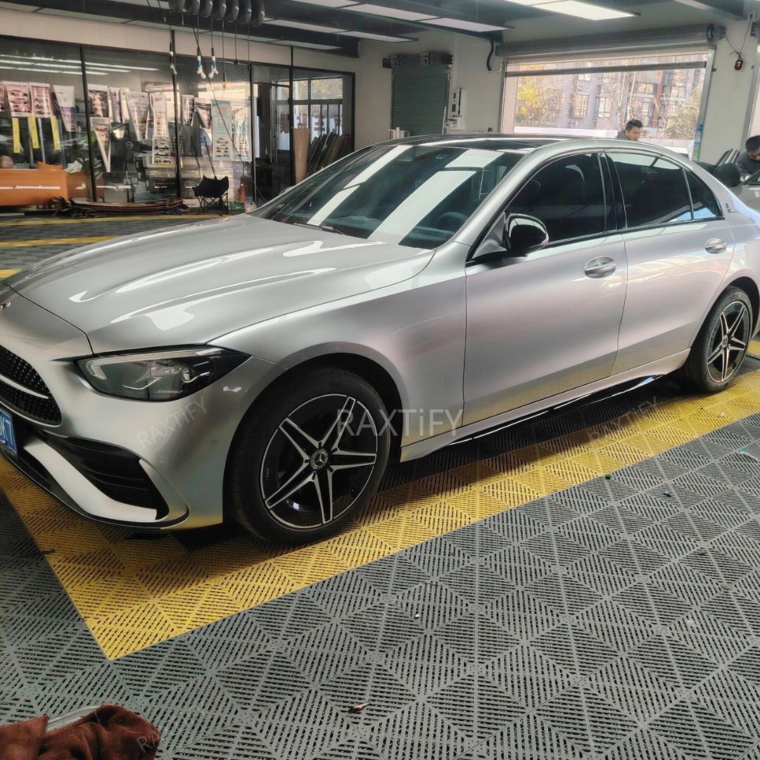 Ultra-Gloss Metallic Aluminum Mercury Paint Protection Film