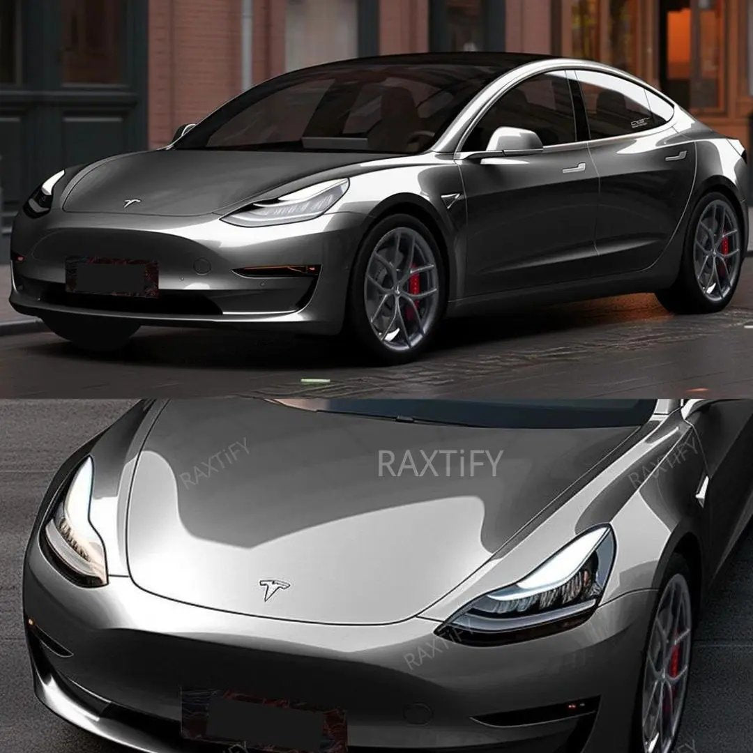 Ultra-Gloss Metallic Gunmetal Gray Paint Protection Film