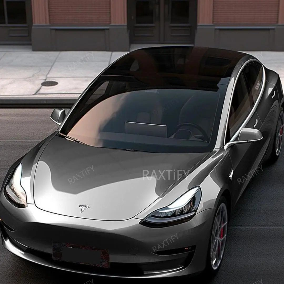 Ultra-Gloss Metallic Gunmetal Gray Paint Protection Film