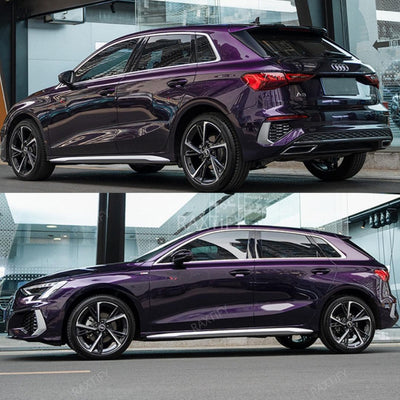 Ultra-Gloss Metallic Midnight Purple Paint Protection Film
