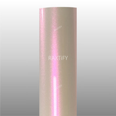 Ultra Gloss Metallic Pink White Paint Protection Film