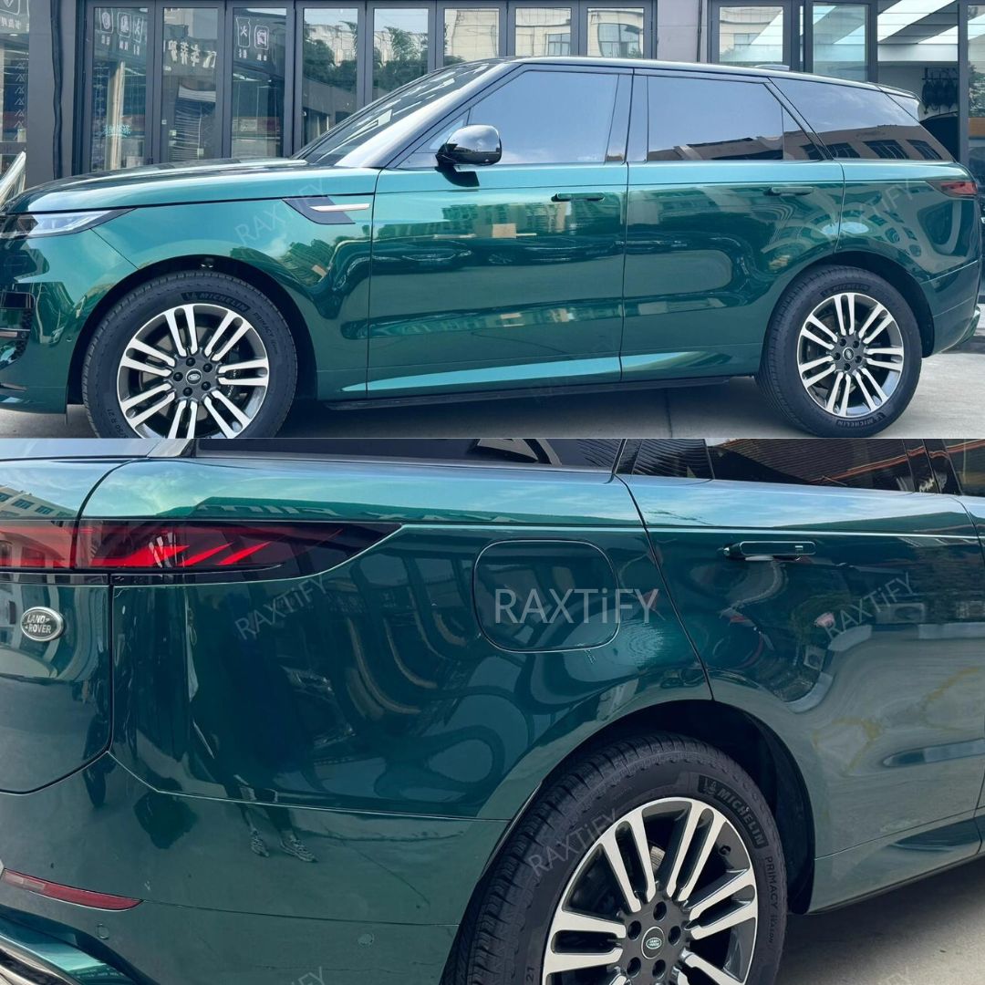 Ultra-Gloss Metallic Royal Green Paint Protection Film