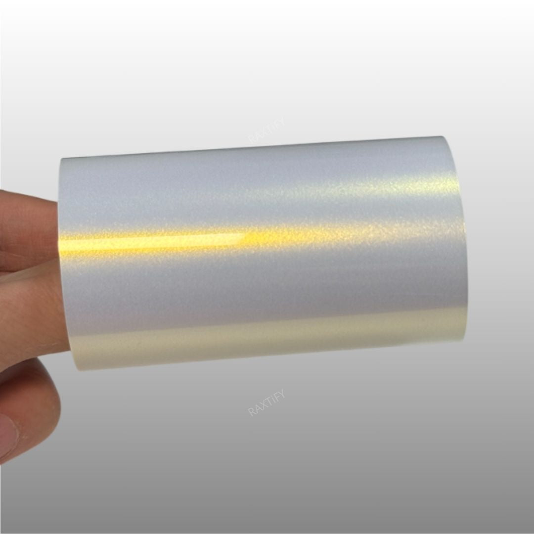 Ultra-Gloss White Gold Paint Protective Film